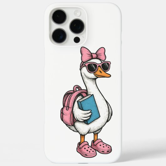 新学期間抜けグースガールズキッズ Case-Mate iPhoneケース (裏面)