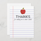 新学期頭が切れる用クッキーカード先生 ポストカード (正面/裏面)