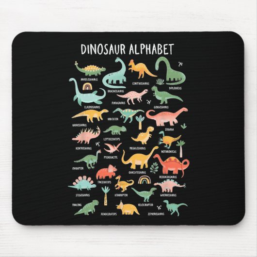 新学期類アルファベットId マウスパッド (正面)