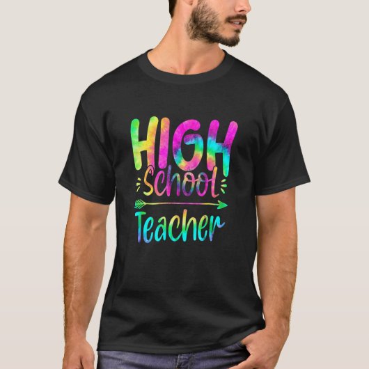 新学期高校先生やる気を起こさせるT Tシャツ (正面)