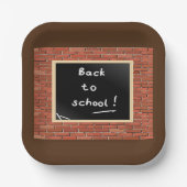 新学期黒板 ペーパープレート (正面)