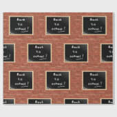 新学期黒板 ラッピングペーパー (フラット)