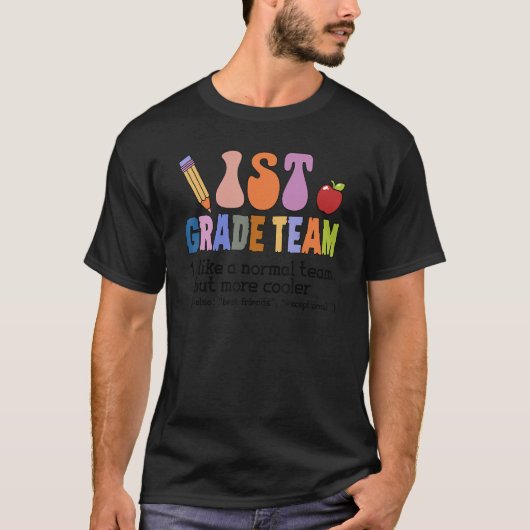 新学期1年生先生チーム定義 Tシャツ (正面)