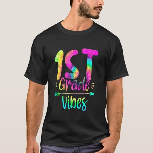 新学期1年生Vibes生徒先生T Tシャツ (正面)
