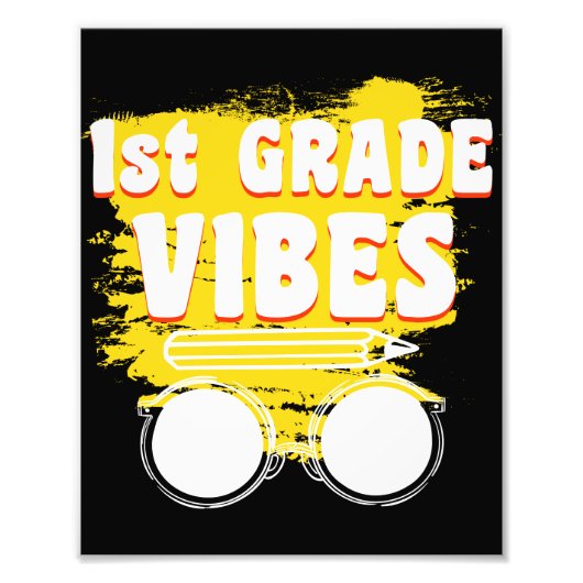 新学期1級バイブスシャツ初日 フォトプリント (正面)