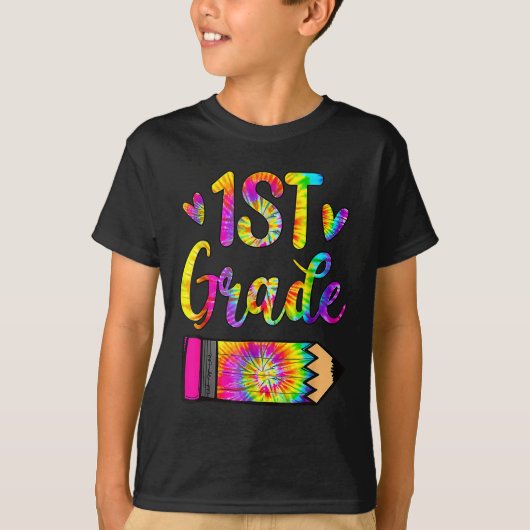 新学期1級先生絞り染め Tシャツ (正面)