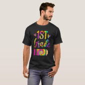 新学期1級先生鉛筆絞り染め1 Tシャツ (正面フル)