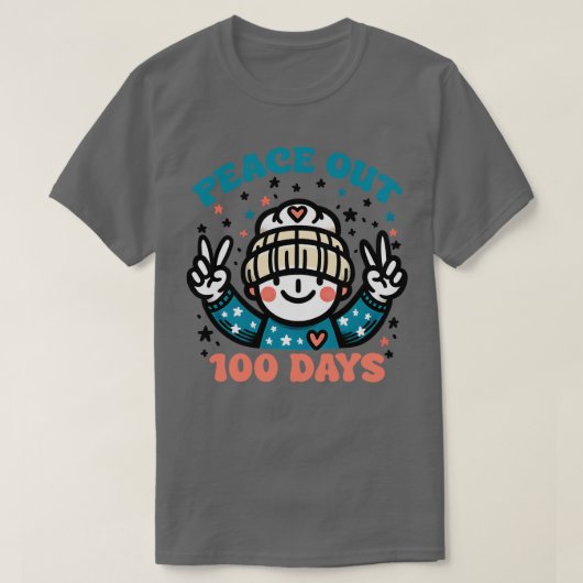 新学期100学校日(363) Tシャツ (デザイン正面)