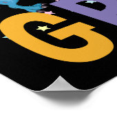 新学期2年生のディノをつぶす準備ができている ポスター (角)