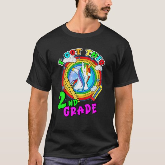 新学期2年生キッズティー。ユニコーン Tシャツ (正面)