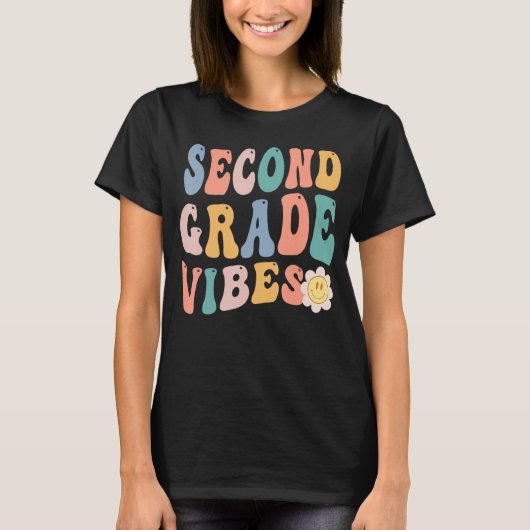 新学期2年生Vibes生徒レトロ2n Tシャツ (正面)