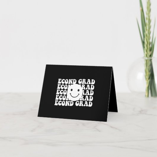 新学期2級先生 サンキューカード (正面)