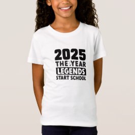 新学期2025年伝説が学校を始める Tシャツ