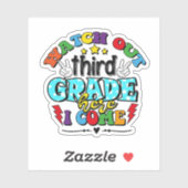 新学期3年生ここで来I  シール (シート)