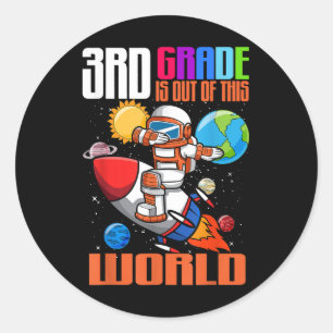 新学期3年生この世界の宇宙 ラウンドシール