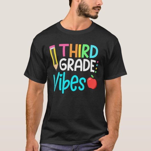 新学期3年生の雰囲気、初日の先生 Tシャツ (正面)