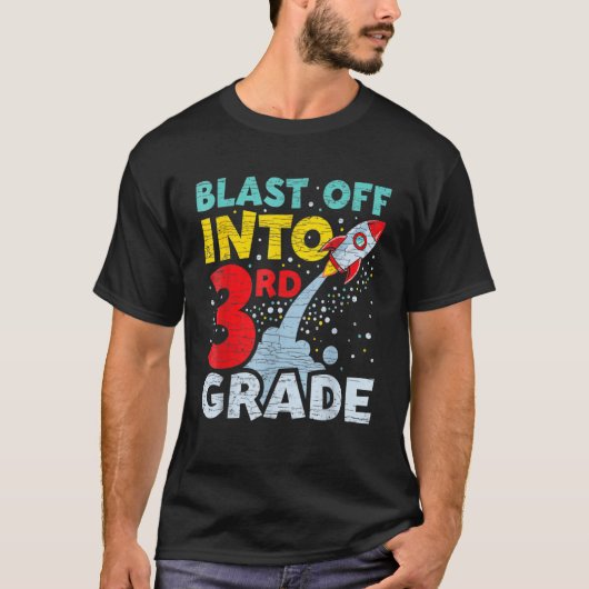 新学期3年生ブラストオフ3Gra Tシャツ (正面)