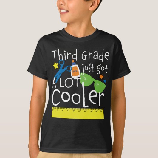 新学期3年生得Tクールだ Tシャツ (正面)