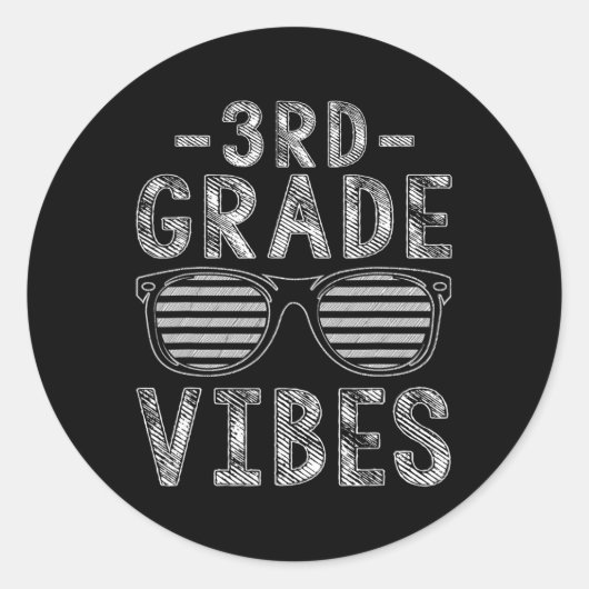 新学期3級先生 ラウンドシール (正面)