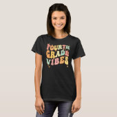 新学期4年生Vibes生徒先生 Tシャツ (正面フル)