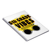 新学期5年生の雰囲気Tシャツ 初日 子供用 ノートブック (右側)