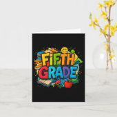 新学期5年生チームハッピー1日目 カード (黄色い花)