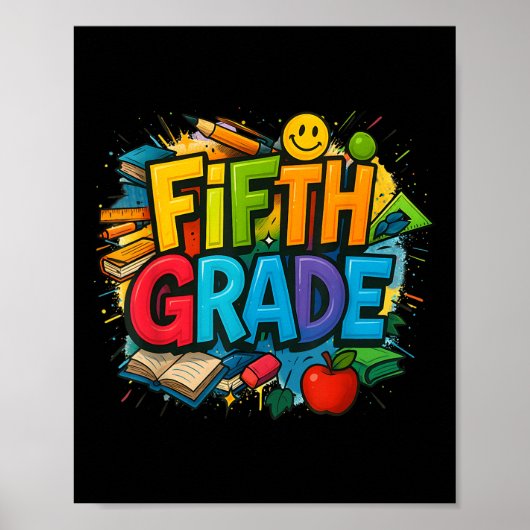 新学期5年生チームハッピー1日目 ポスター (正面)