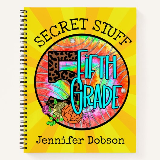 新学期5年生ノート ノートブック (正面)