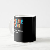 新学期5年生先生チームおもしろい定義 コーヒーマグカップ (正面左)