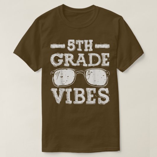 新学期5年生Vibes Shirt、初日Te Tシャツ (デザイン正面)