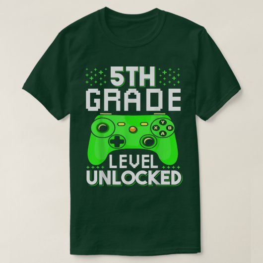 新学期5等級解錠ビデオゲーム Tシャツ (デザイン正面)