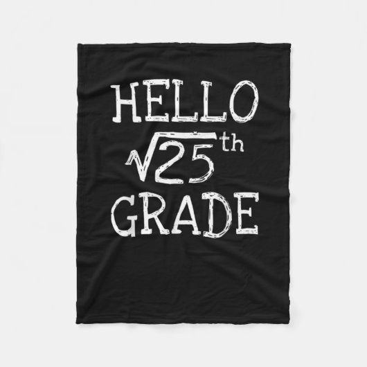 新学期5等角根25数学キ フリースブランケット (正面)