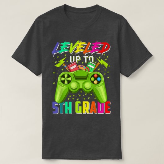 新学期5級ゲーマー最高5級 Tシャツ (デザイン正面)