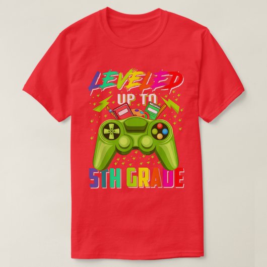 新学期5級ゲーマー最高5級 Tシャツ (デザイン正面)