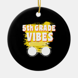 新学期5級ビーブスシャツ初日キッド セラミックオーナメント