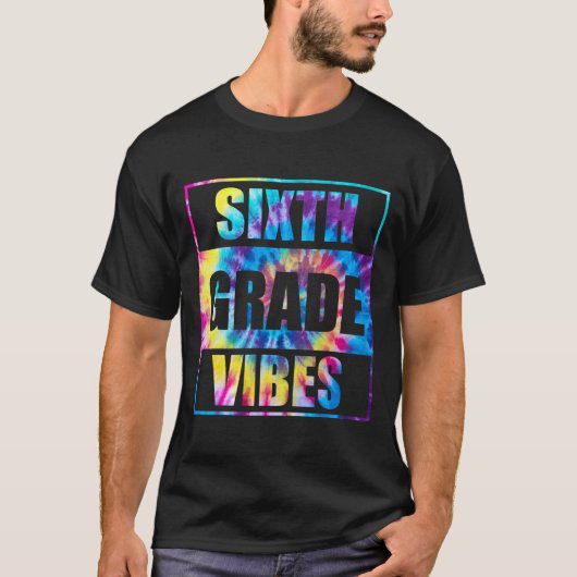 新学期6年生のバイブ学校の初日 Tシャツ (正面)