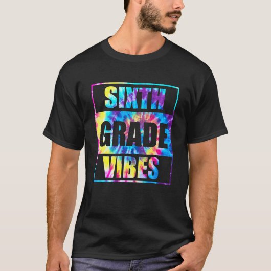 新学期6年生の雰囲気、初日の先生 Tシャツ (正面)