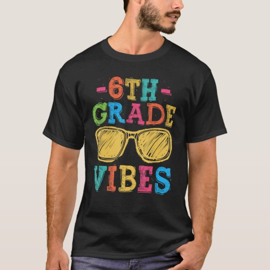 新学期6年生バイブスファースト・デイ先生 Tシャツ (正面)