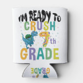 新学期7年生のディノをつぶす準備ができている 缶クーラー (裏面)