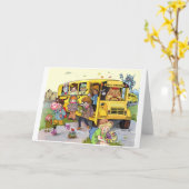 新学期80のスタイルグリーティングカード カード (黄色い花)