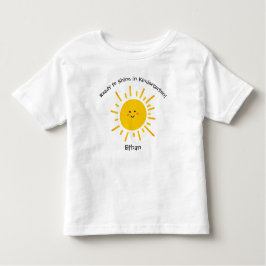 新学期 | かわいい最初の日が輝き トドラーTシャツ