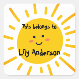 新学期 | これは太陽の光だ スクエアシール