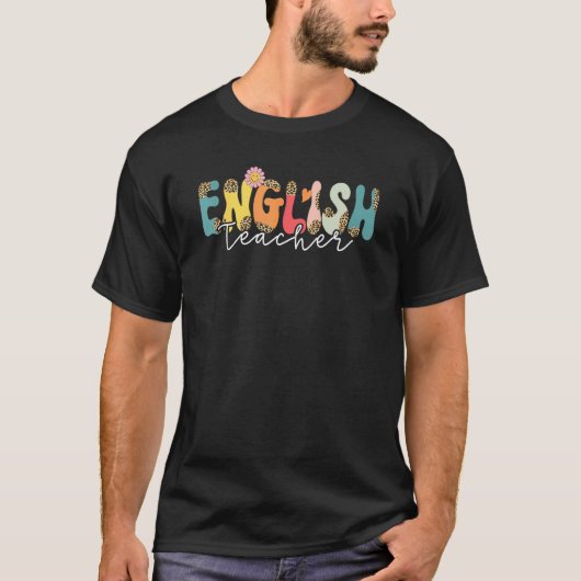 新学期 イングリッシュ・ラーナー担任の仲間たち Tシャツ (正面)