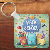 新学期-カスタムキーホルダー キーホルダー (正面)