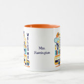 新学期 カスタム名 マグカップ (中央)