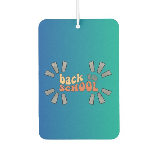 新学期 カーエアーフレッシュナー (正面)