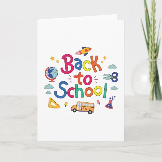 新学期 カード (正面)