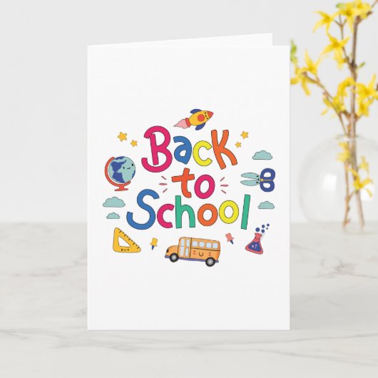 新学期 カード (黄色い花)