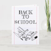 新学期 カード (正面)