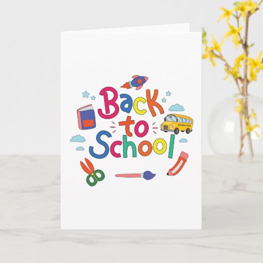 新学期 カード (黄色い花)